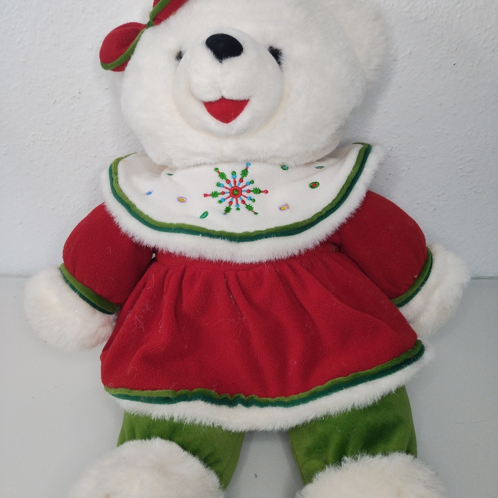 2005 DanDee Collector's Choice ❄️Snowflake Teddy❄️ Plush Christmas